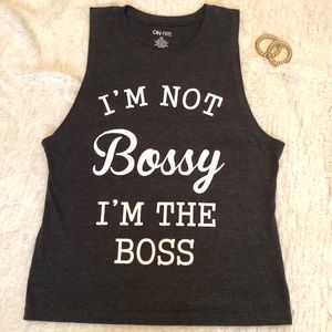 Graphic Boy Friend Tank Top